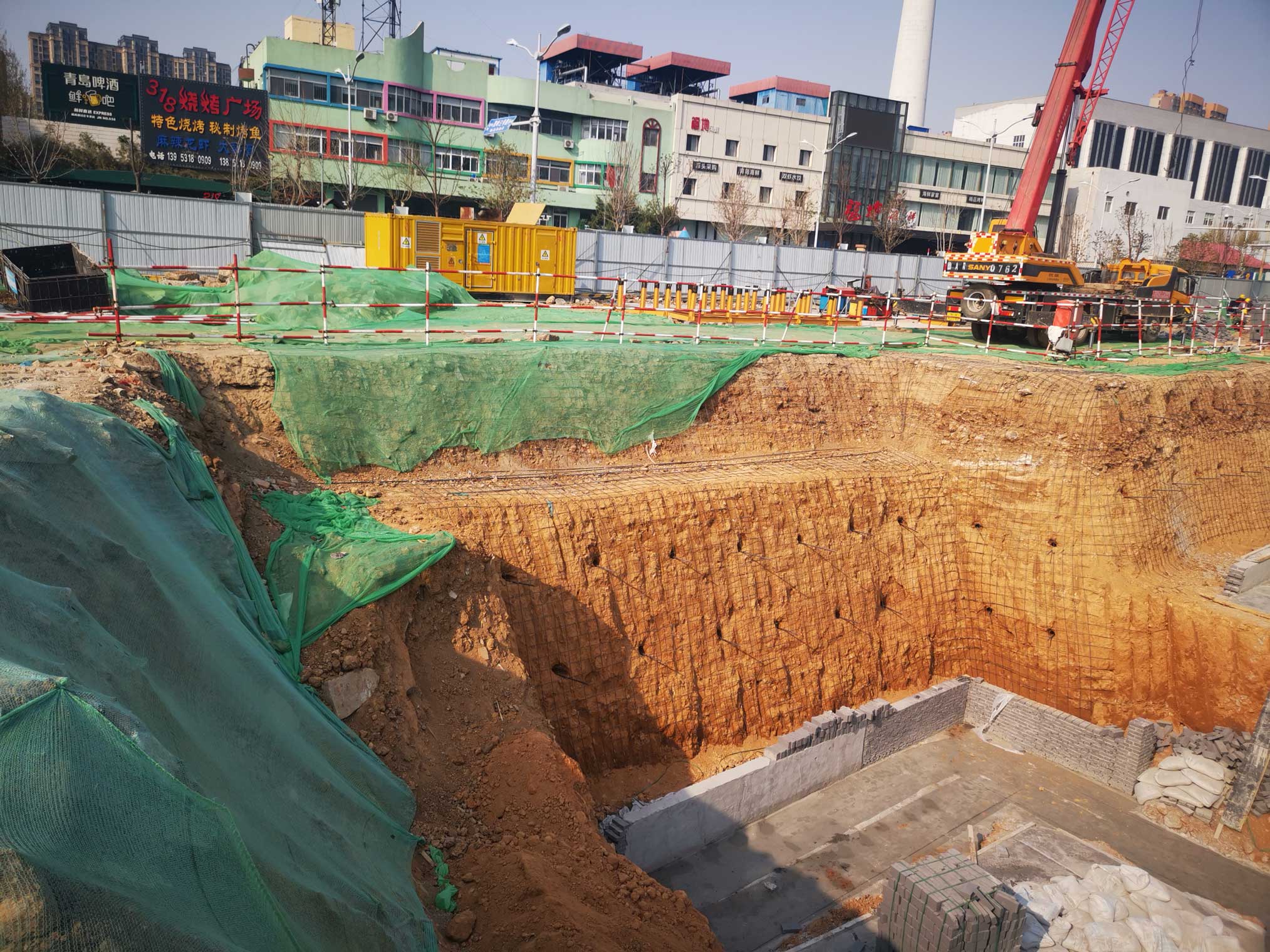 合肥肥东县基坑支护工程